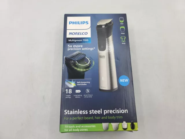 Philips Norelco, Multigroom Series 7000, Mens Grooming Kit -NEW- S142