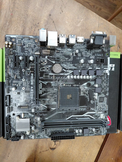 ASUS PRIME A320M-K Socket AM4 DDR4 AMD Motherboard with Back Plate
