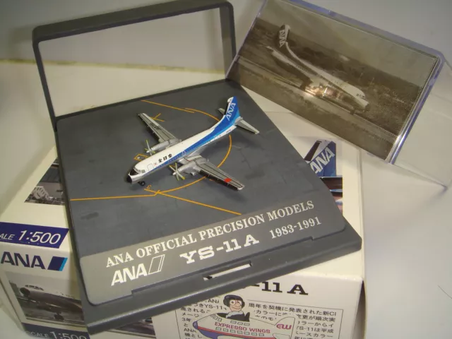 Hogan 500 Air Nippon Airways ANA YS-11A "1990s color - Display Case" 1:500 NG