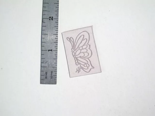 Plantilla de acetato flash de tatuaje de colección mariposa Sm. Perfil firmado BF2