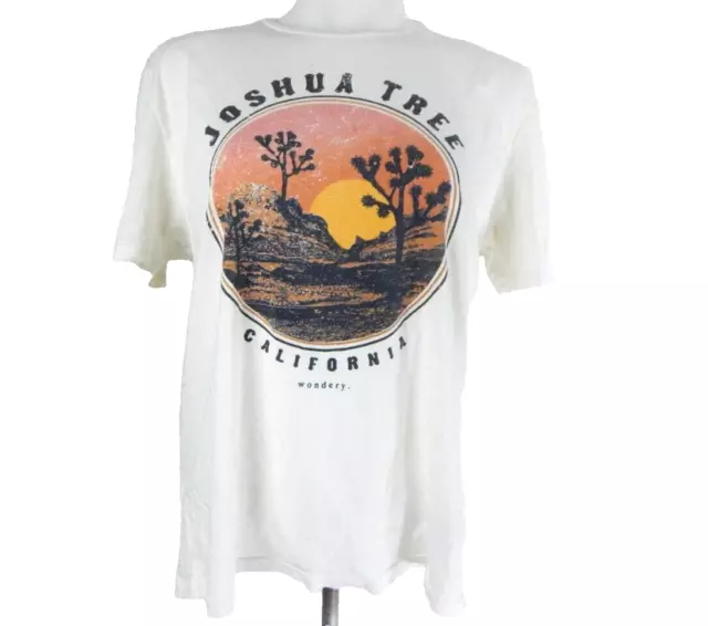 Anthropologie x Wondery Women's Medium Graphic Tee Joshua Tree National Park EUC