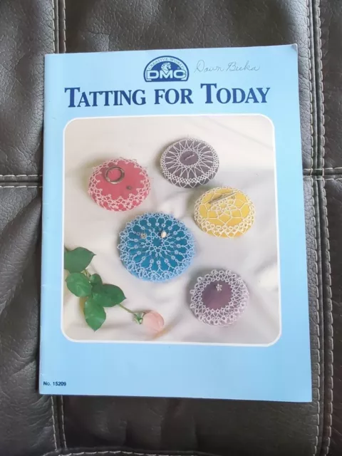 DMC #15209 1983 Tatting for Today Doilies Collares Adornos Libro