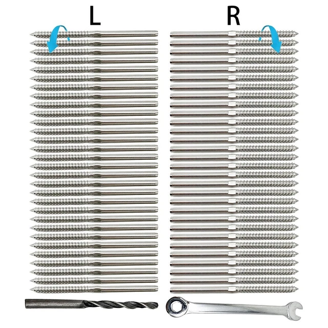 Système de balustres modernes et polyvalents pack de valeur avec clé et perceu