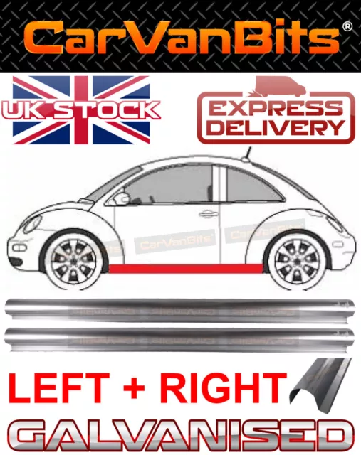 For Vw New Beetle 98-10 Sill Repair Body Rust Outer Panel Galvanised Pair