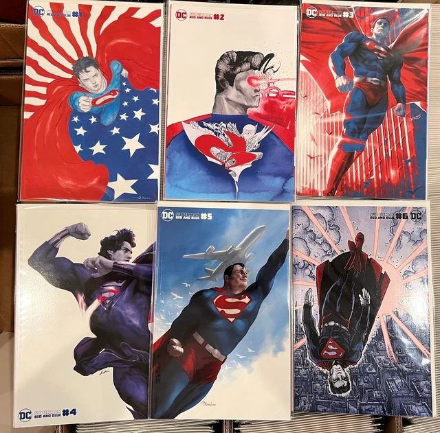Superman Red & Blue #1 2 3 4 5 6 / Cover C Variant Set Nm