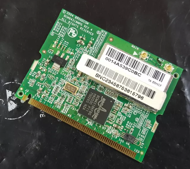 WLAN WIFI Card HP Broadcom BCM94318MPG aus Gateway Notebook