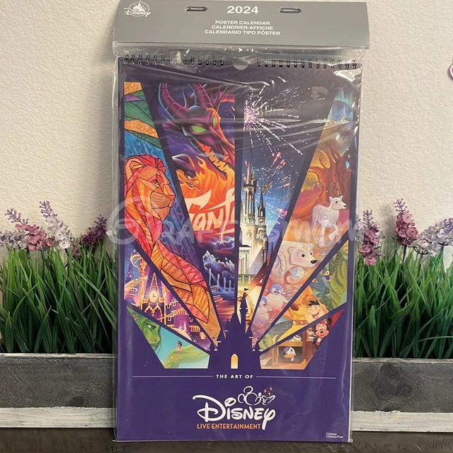 DISNEY PARKS 2024 The Art of Live Entertainment 12 Month Poster