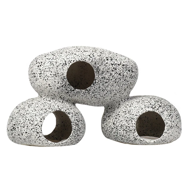 RESIN ROCKS FOR Tank Stackable Aquarium Decoration Caves Tank Stone ...