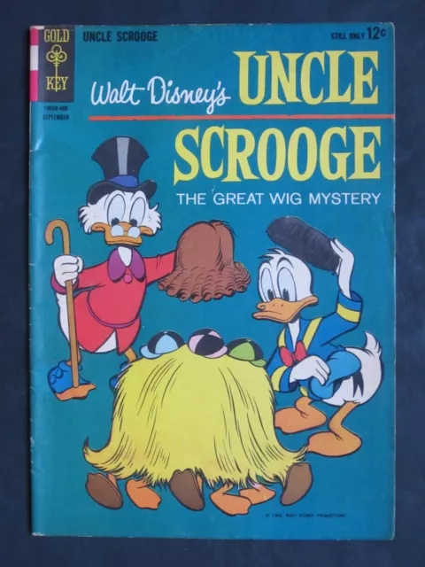 Uncle Scrooge (1953 series) #52 Gold Key 1964 Carl Barks VG/VG+
