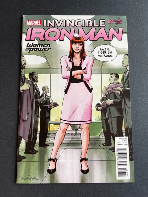 Invincible Iron Man #7 - 1st Riri, Variant (Marvel, 2015) NM