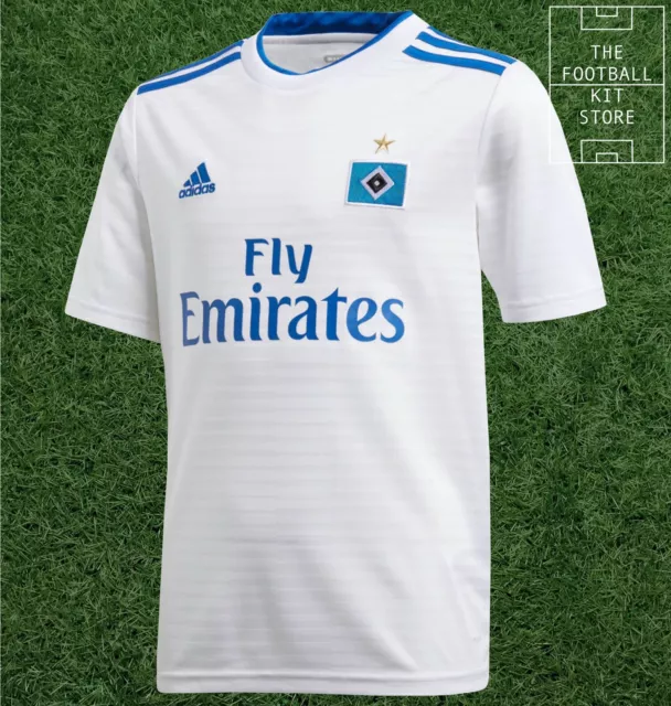 adidas Hamburg Home Shirt - Youth / Kids - HSV Football Jersey - All Sizes