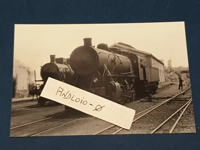 Fotografia Stazione di Viterbo Porta Romana.Locomotive FS 735 e 625 Aprile 1964