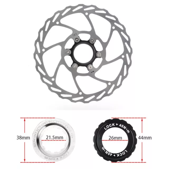 Qualità premium NUTT RS6 140 mm 160 mm 180 mm rotore a disco per una guida fluida