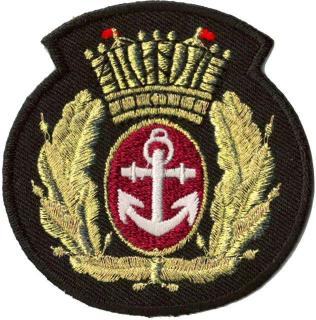 Ecusson patche Marine Royal Navy blason emblème patch brodé thermocollant 2