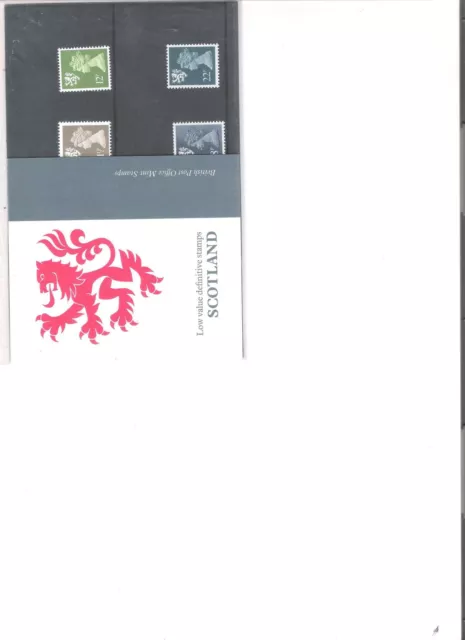 1981 Royal Mail Presentation Pack Scottish Definitives Pack Number 129 B