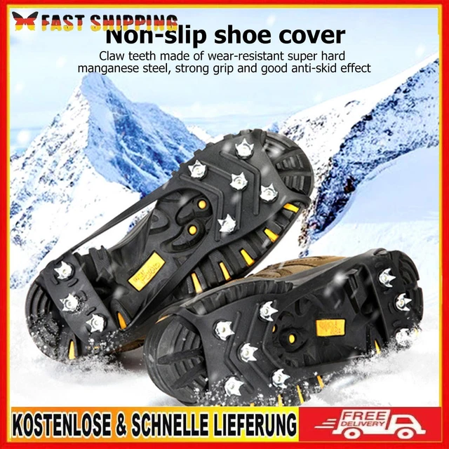 Trendyest Schuhspikes, Steigeisen für Bergschuhe, Ice Klampen Steigeisen mit 8 Z