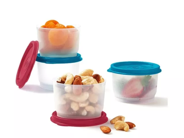 Tupperware Snack Cups - Set 4 x 125ml - Brand New