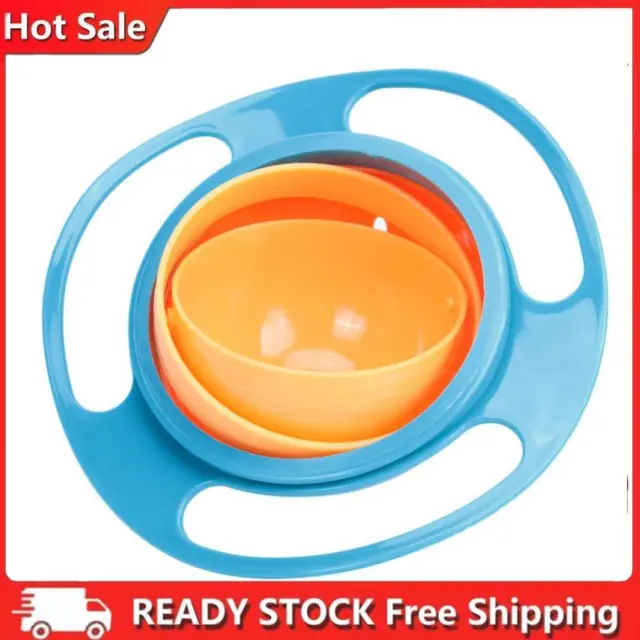 Baby Feeding Baby Gyro Bowl Universal 360 Rotate Spill-Proof Bowl+Spoon