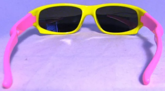 Torege Flexible Kids Sunglasses Yellow & Pink 3