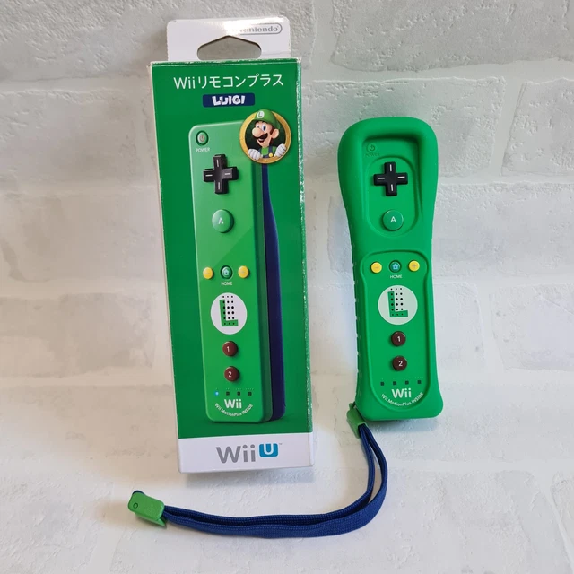 LUIGI NINTENDO WII Remote Motion Plus Limited Edition Controller Boxed