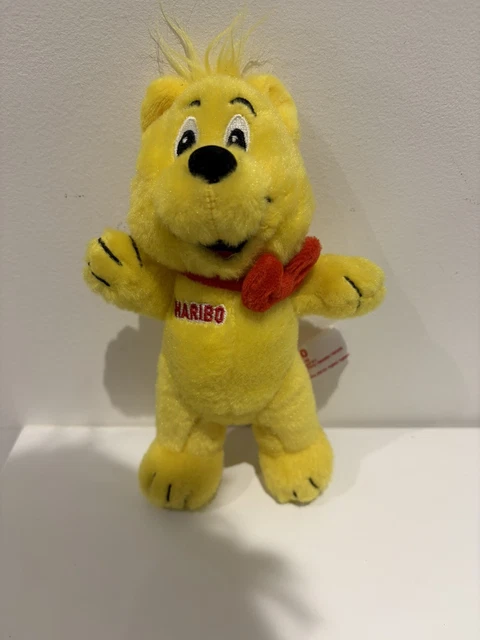 HARIBO GOLD BEAR Yellow Plush Soft Toy Teddy Bear Vintage Official ...