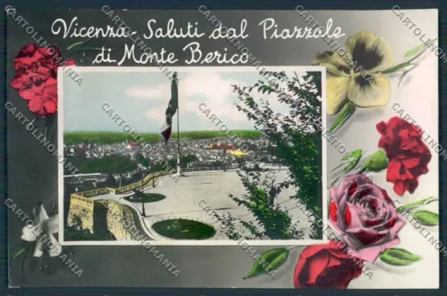 Vicenza Monteberico Foto cartolina MV0853