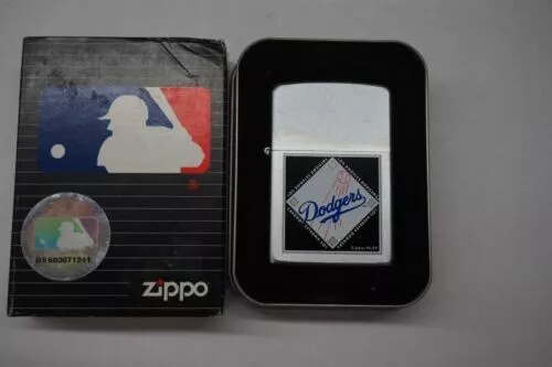 Rare 2007 MLB Los Angeles Dodgers Zippo Lighter