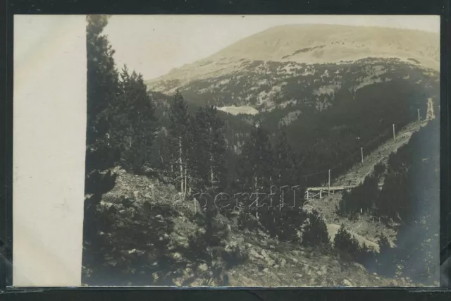 MT Neihart RPPC 1910's OLD BALDY from the WEST  Mine Tailings in Background