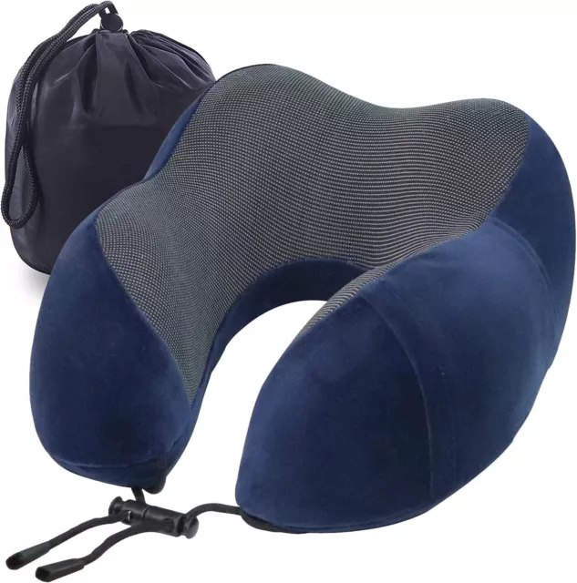 U Shaped Travel Pillow, Best Memory Foam Neck Pillow and Head Support