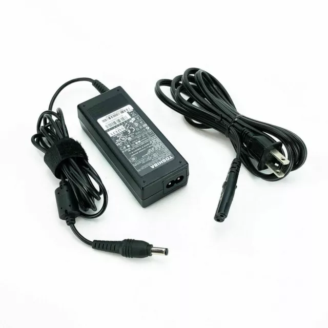 65W Genuine Toshiba Satellite PA3822U-1ACA Laptop Adapter Charger w/Cord OEM 3