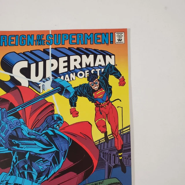 Superman The Man of Steel #23 Reign of the Superman Die Cut DC Comic Book 1993 5