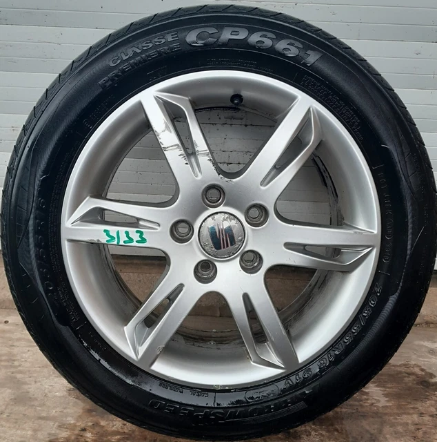 SEAT LEON MK2 Alloy Wheel 16" Complete With Tyre X1 Single Spare 88.36