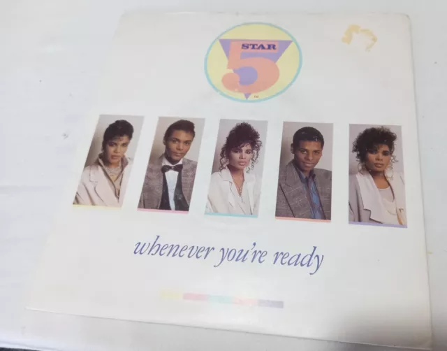 WHENEVER YOU'RE READY BY 5 STAR 7" 45 Vinyl Record Pre-owned