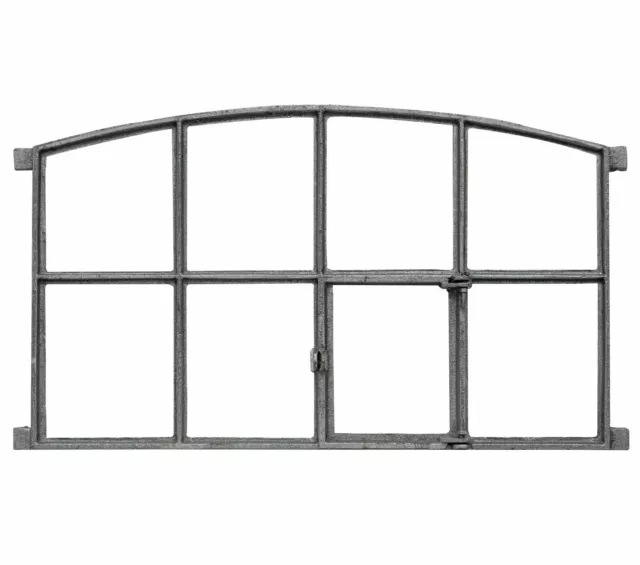 Ventana abrir ventana abatible del granero de hierro estilo antiguo 74cm