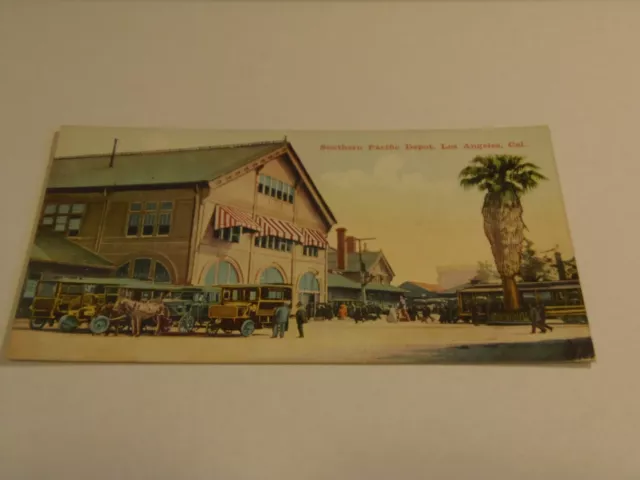 Southern Pacific Depot, Los Angeles, Ca., Vintage Postcard