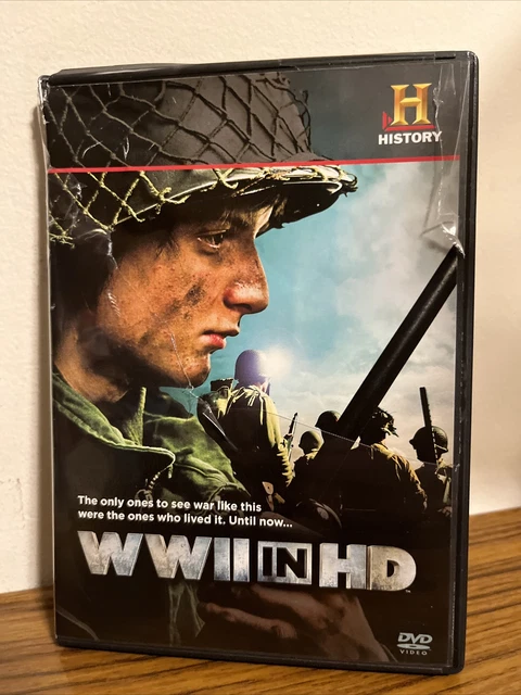 WWII in HD (DVD, 2009) History Channel Color Footage of WWII 7.5 Hours