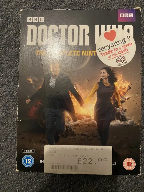 Doctor Who The Complete Ninth Series Dvd Boxset(Peter Capaldi/Jenna Coleman)