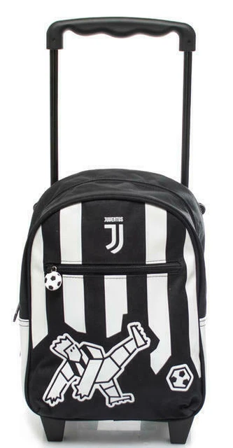 Zaino Trolley Juventus Golden Goal - Scuola E Tempo Libero, Colore Bianco E Nero