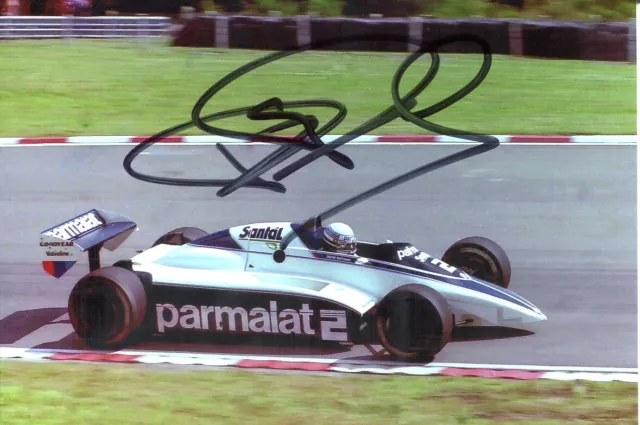 Riccardo Patrese Parmalat Brabham BT50 Formel 1 - 1982  Top Foto 10x15