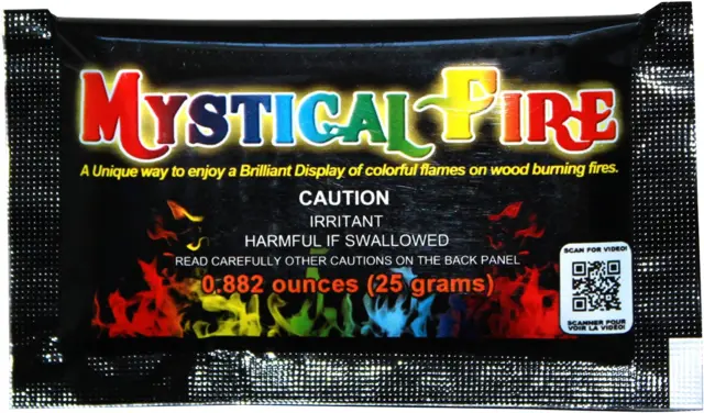 Paquete de 25 colorante de llama vibrante de larga duración color llama pulsante