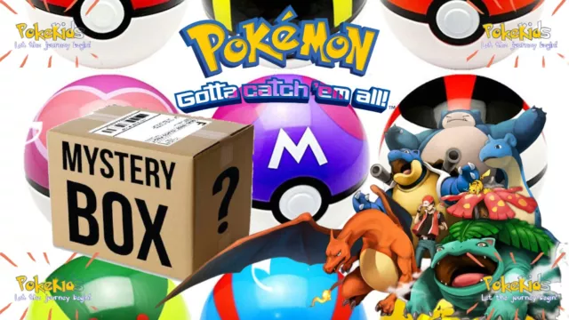 Boite Mystère taille L  Pokémon Mystère box