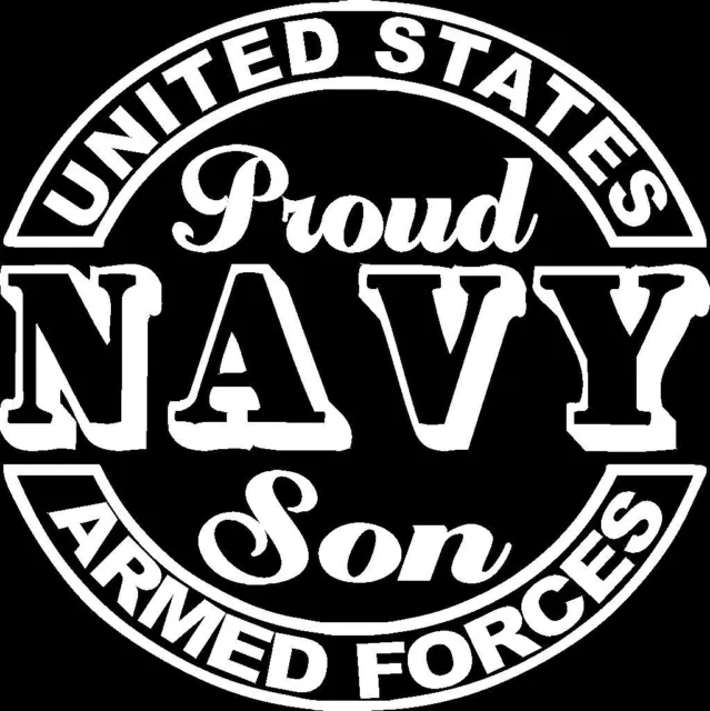 Proud Navy Son Seal Vinyl Car Window Decal Bumper Sticker US Seller