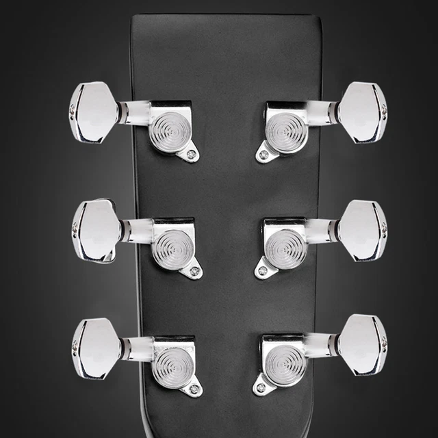 6pcs/set Guitar String Pegs Reusable Easily Install Sturdy Solid Tuning Pegs 2