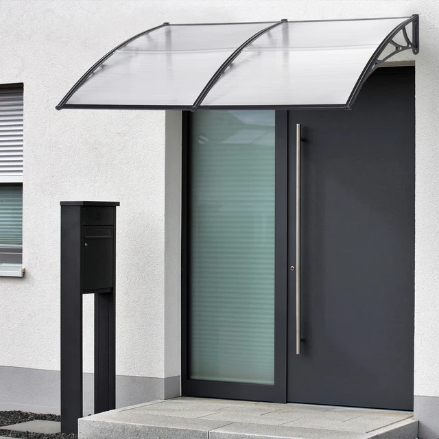 [en.casa] copertura tettoia tettoia per porta tetto per porta di casa tetto per porta di casa 300 x 100 cm