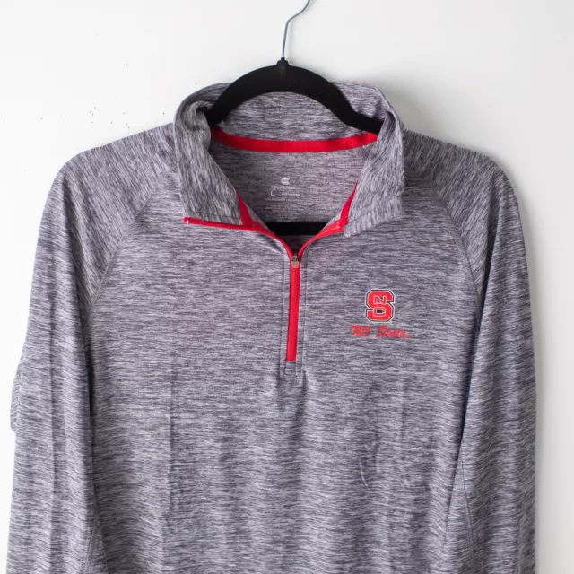 Ladies NC State Wolfpack 1/4 Zip Colosseum Pullover Size Large