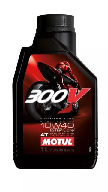 Motul 300V Factory Line Road Racing 10W40 1 Litre #16-408-01