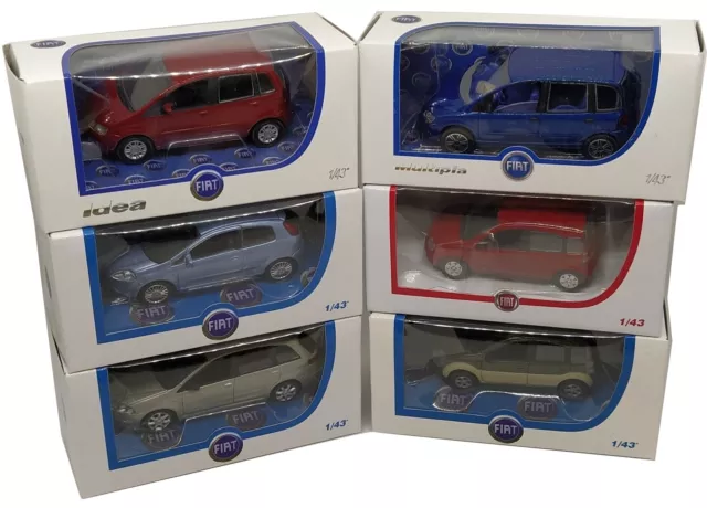 1:43 Scale Diecast Model Car Toys Fiat Nuova Panda Miniature Replica  Collectible