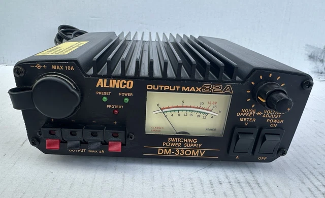 ◆ALINCO DC POWER SUPPLY DM-330MV◆ ALINCO DC Regulated Power Supply Switching Type 32A DM-330MV
