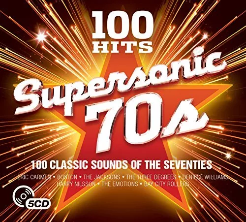 100 Hits: Supersonic 70's 5 X CD, __ Various Rock, Latin, Funk/Soul, Pop , Fo