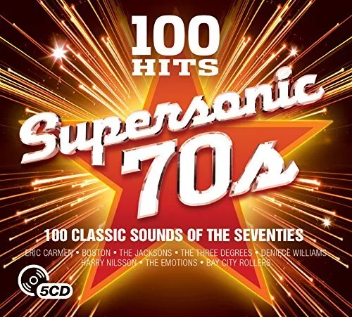 100 Hits: Supersonic 70's 5    x CD,  __Divers Rock, Latin, Funk / Soul, Pop, Fo